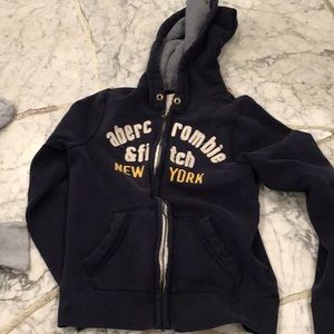 Abercrombie kids zip up